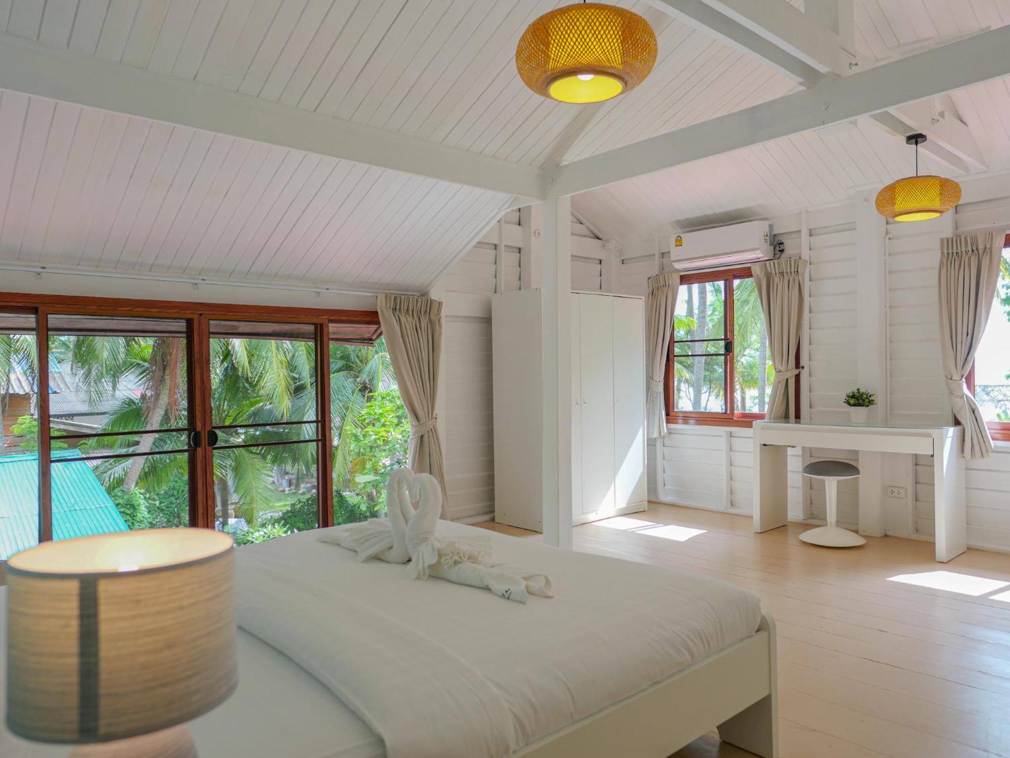 The Wooden Beach House 3Br - Sunset Beach Garden Taling Ngam Beach Dış mekan fotoğraf